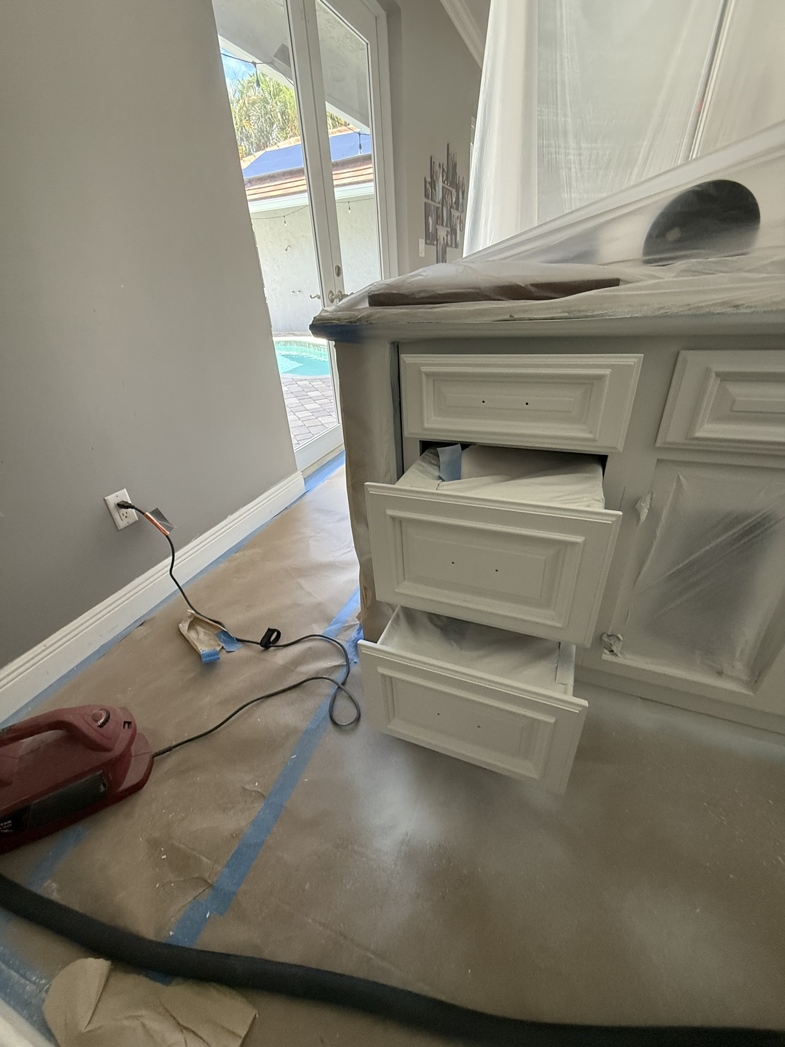 Cabinet finish process