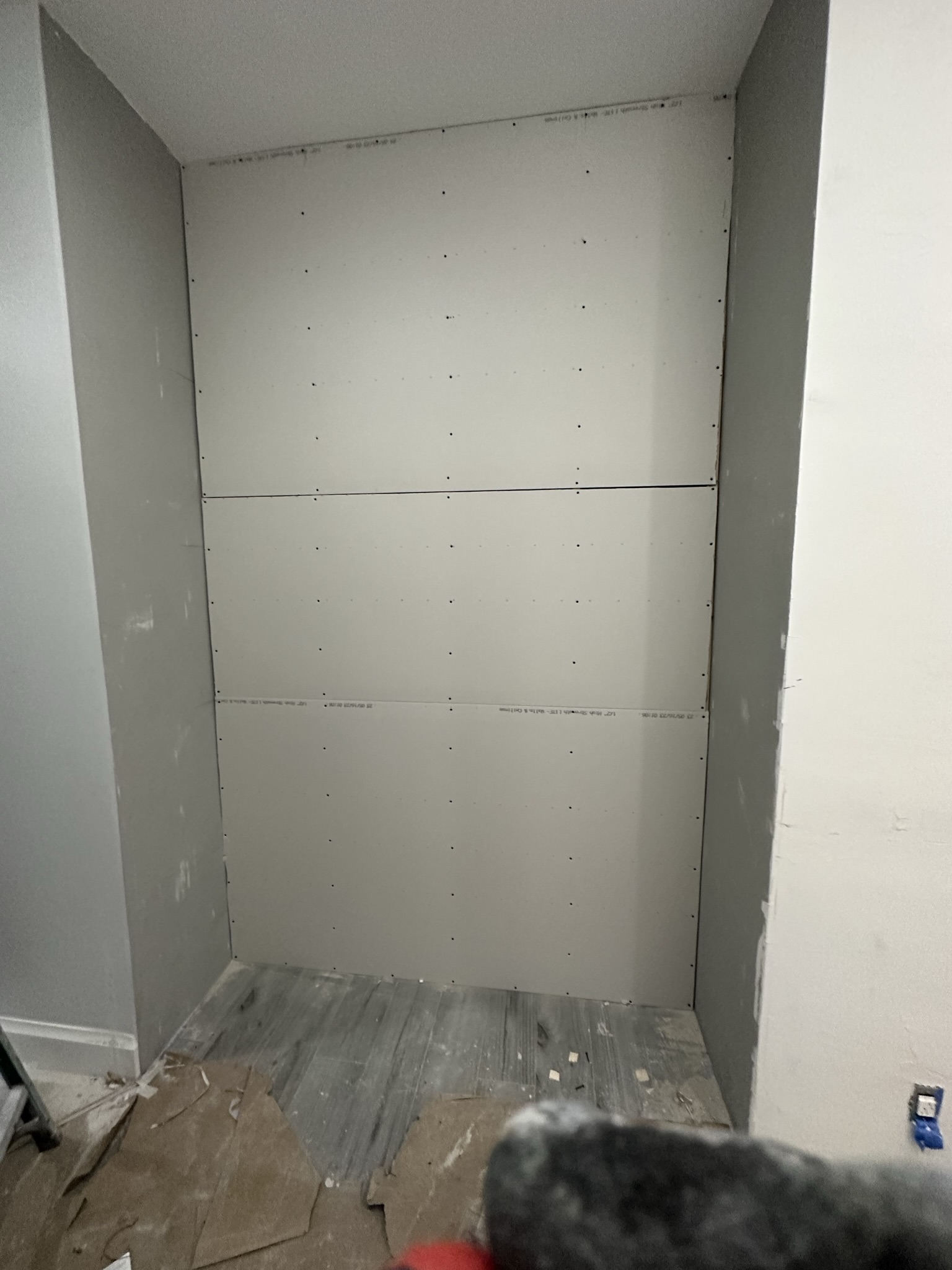 Drywall board installation